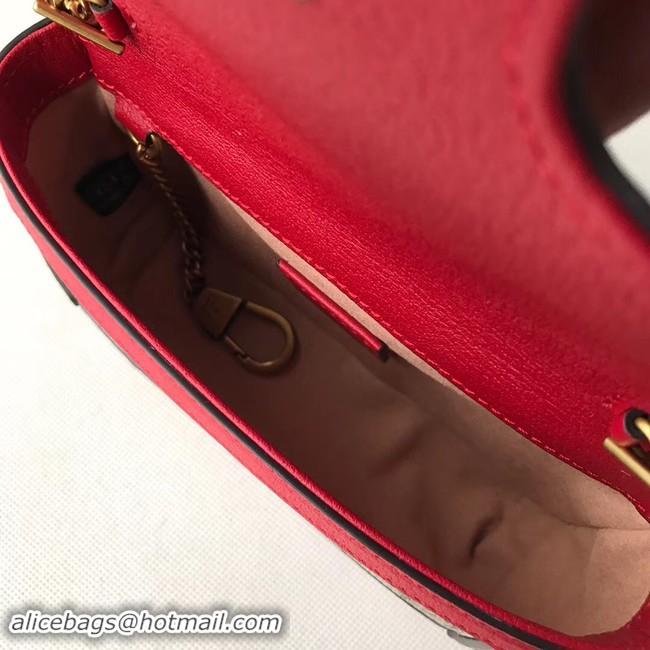 Best Price Gucci GG Supreme canvas 476433 Mini Shoulder Bag red