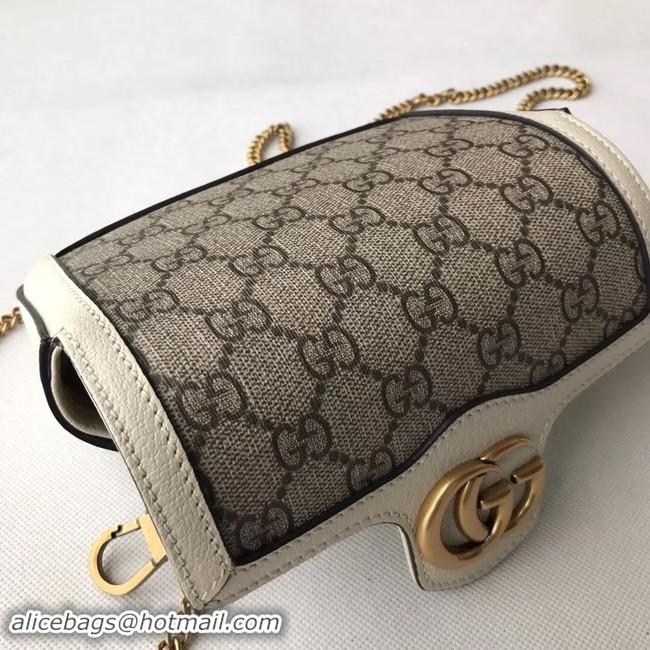 Purchase Gucci GG Supreme canvas 476433 Mini Shoulder Bag white