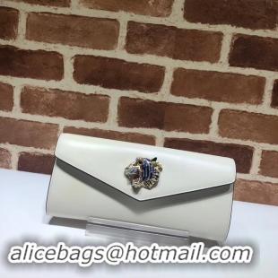 Discount Gucci GG Marmont clutch 576532 white