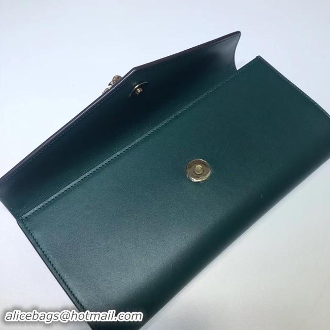 Unique Discount Gucci GG Marmont clutch 576532 green