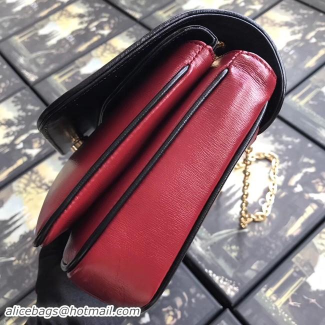 Grade Gucci GG Original Leather Shoulder Bag 576421 Red