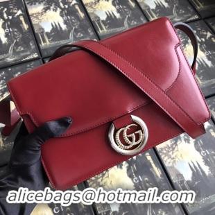 Discount Gucci GG Original Leather Shoulder Bag 589474 Red