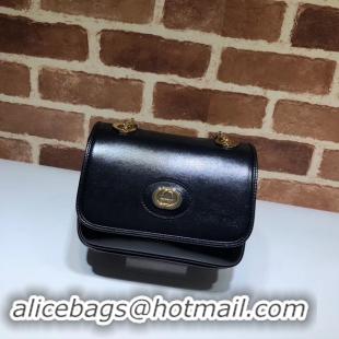 Original Cheap Gucci GG Original Leather Shoulder Bag 576423 Black