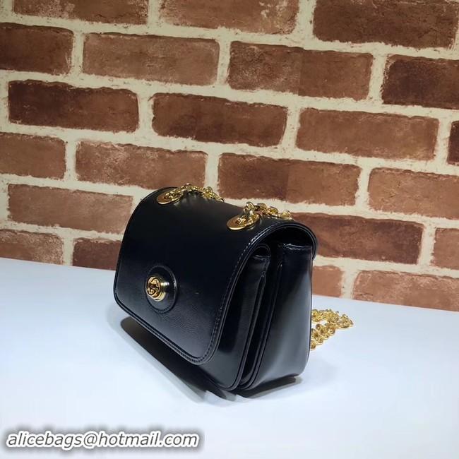 Original Cheap Gucci GG Original Leather Shoulder Bag 576423 Black