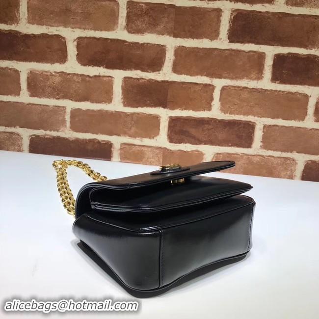 Original Cheap Gucci GG Original Leather Shoulder Bag 576423 Black