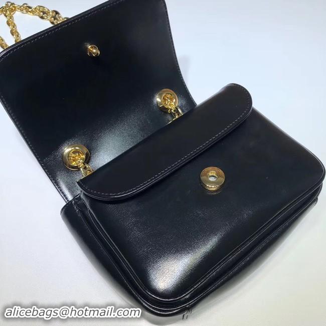 Original Cheap Gucci GG Original Leather Shoulder Bag 576423 Black