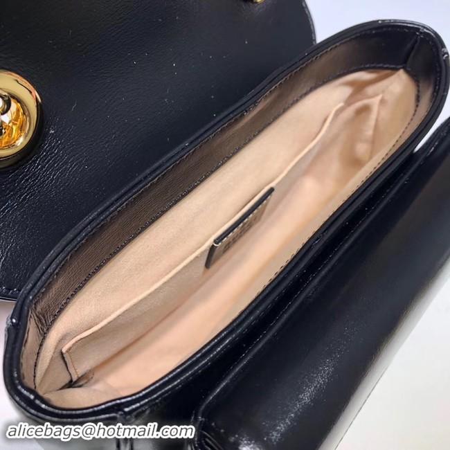 Original Cheap Gucci GG Original Leather Shoulder Bag 576423 Black