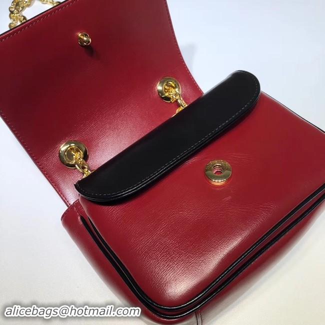 Luxury Gucci GG Original Leather Shoulder Bag 576423 Red