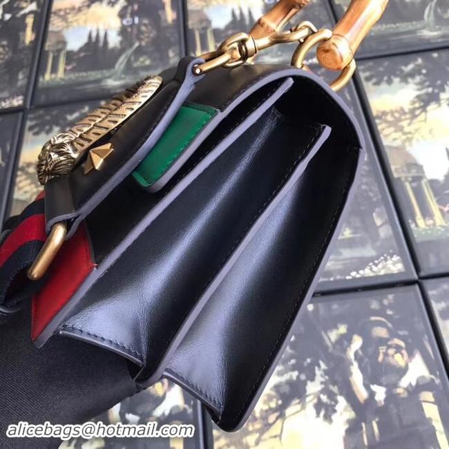 Perfect Gucci Dionysus small top handle bag 523367 black&red&green