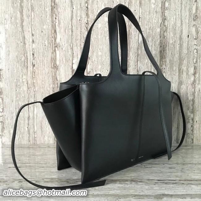 Good Looking Celine calf leather Tote Bag 43341 black