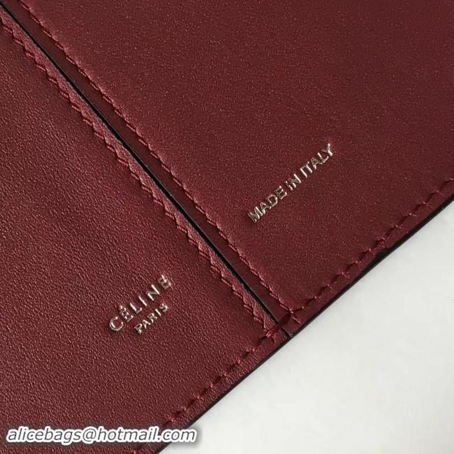 Best Quality Celine calf leather Tote Bag 43341 fuchsia