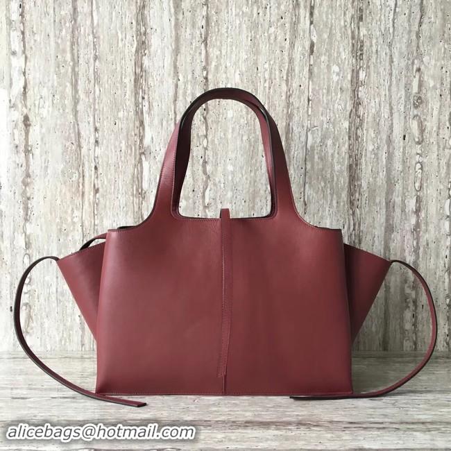 Best Quality Celine calf leather Tote Bag 43341 fuchsia