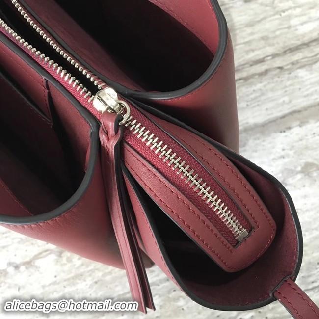 Best Quality Celine calf leather Tote Bag 43341 fuchsia