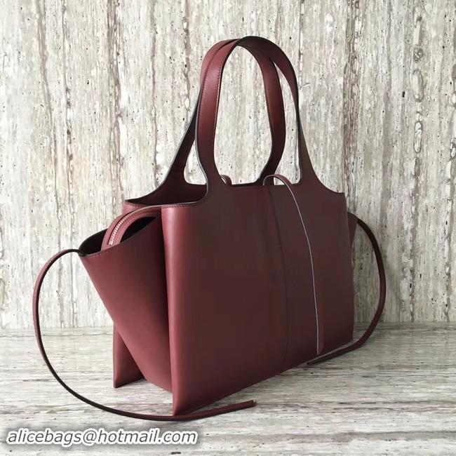 Best Quality Celine calf leather Tote Bag 43341 fuchsia