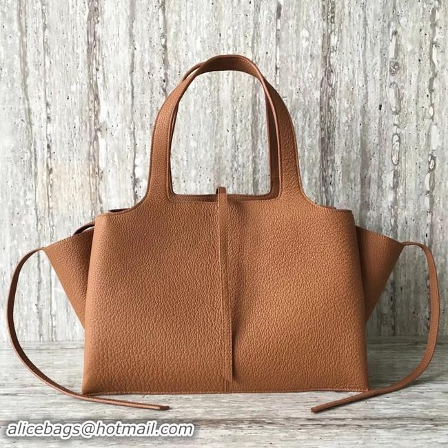 Best Product Celine calf leather Tote Bag 43341 Camel