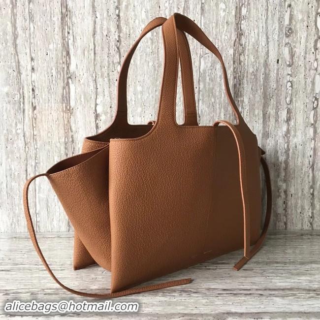 Best Product Celine calf leather Tote Bag 43341 Camel