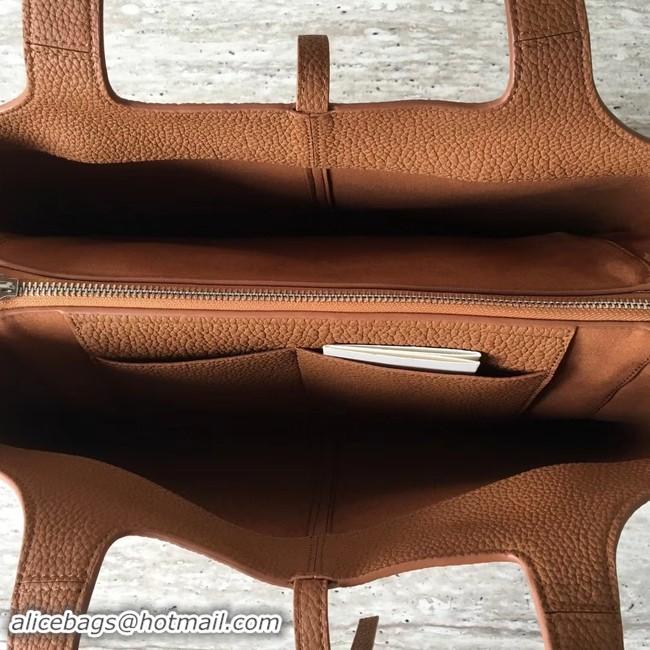 Best Product Celine calf leather Tote Bag 43341 Camel