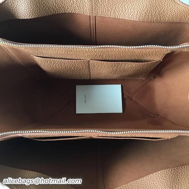 Best Product Celine calf leather Tote Bag 43341 Camel