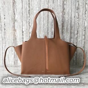 Popular Style Celine calf leather Tote Bag 43342 Camel