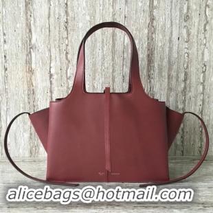 Pretty Style Celine calf leather Tote Bag 43342 fuchsia