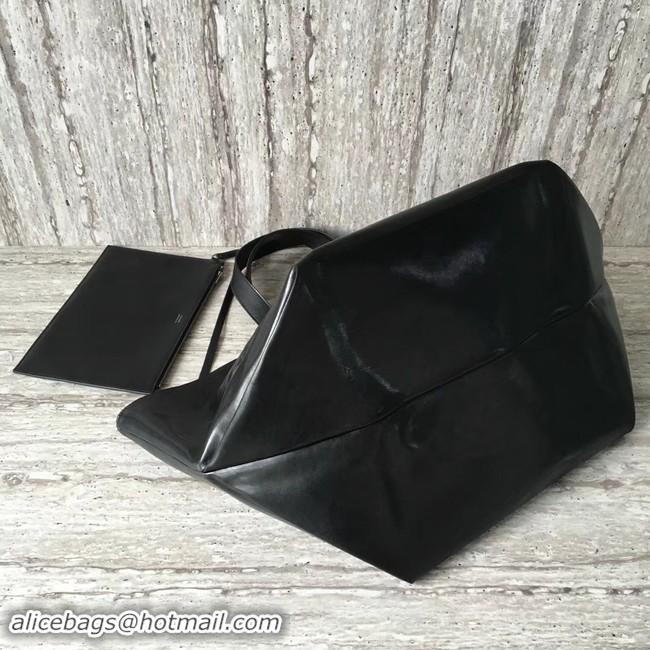 Cheap Price CELINE MEDIUM MADE IN TOTE IN LEATHER 186093 BLACK