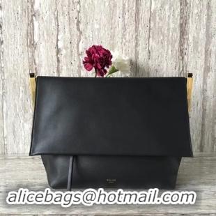 Top Quality Celine calf leather Shoulder Bag 90054 black