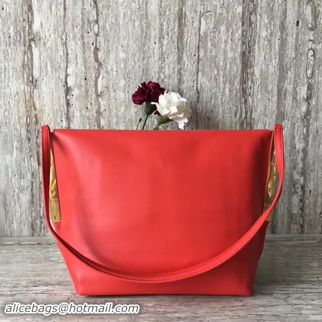 Good Taste Celine calf leather Shoulder Bag 90054 red