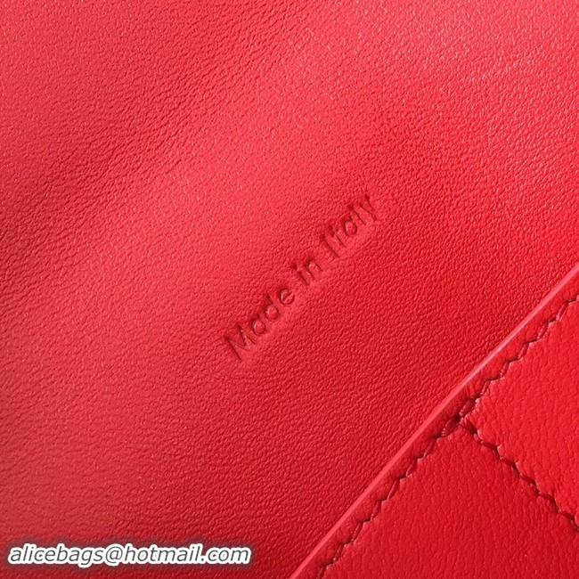 Good Taste Celine calf leather Shoulder Bag 90054 red