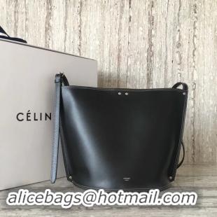 Elegant CELINE CLASP BUCKET IN SMOOTH CALFSKIN 55423 black