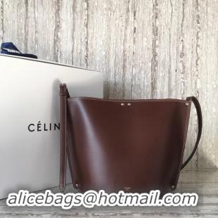 Promotional CELINE CLASP BUCKET IN SMOOTH CALFSKIN 55423 Wine