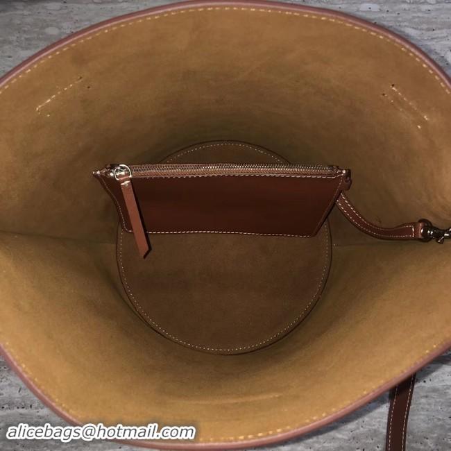 Super Quality CELINE BIG BAG BUCKET IN SUPPLE GRAINED CALFSKIN 55427 Camel