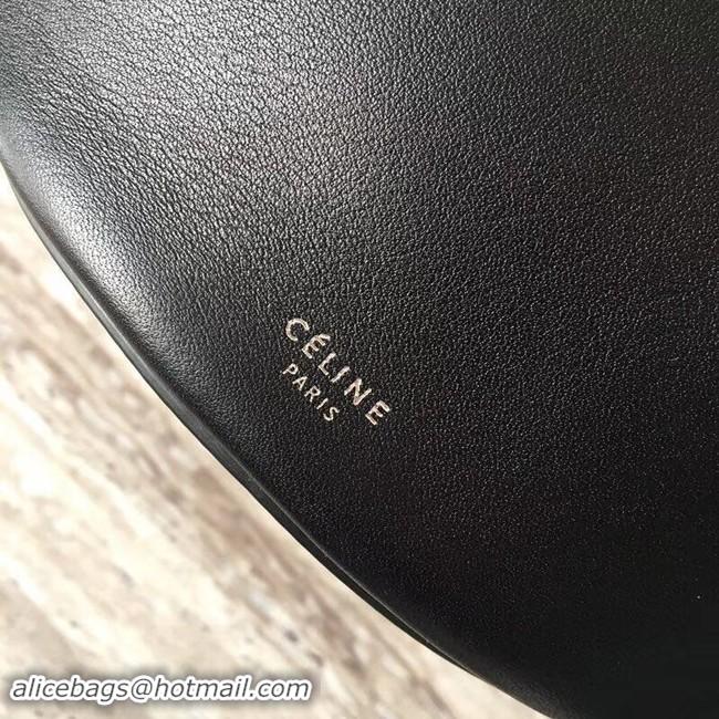 Classic CELINE BIG BAG BUCKET IN SUPPLE GRAINED CALFSKIN 55428 black