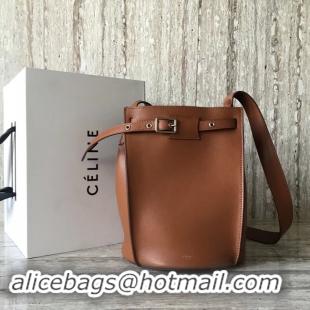 Trendy Design CELINE BIG BAG BUCKET IN SUPPLE GRAINED CALFSKIN 55428 Camel