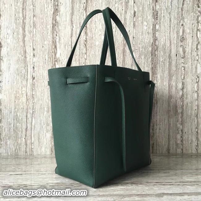 Best Price CELINE SMALL CABAS PHANTOM IN SOFT GRAINED CALFSKIN 17602 green