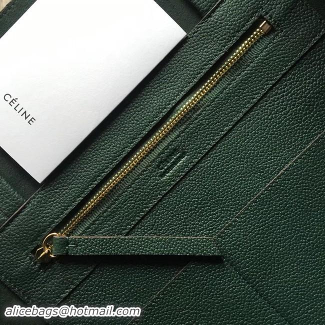 Best Price CELINE SMALL CABAS PHANTOM IN SOFT GRAINED CALFSKIN 17602 green