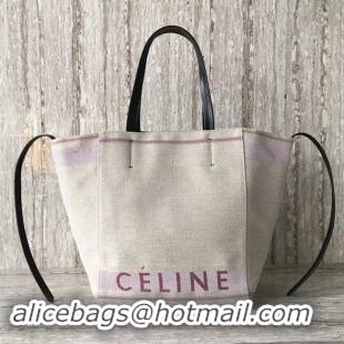 Good Quality Celine MADE IN TOTE IN TEXTILE 2206 pink