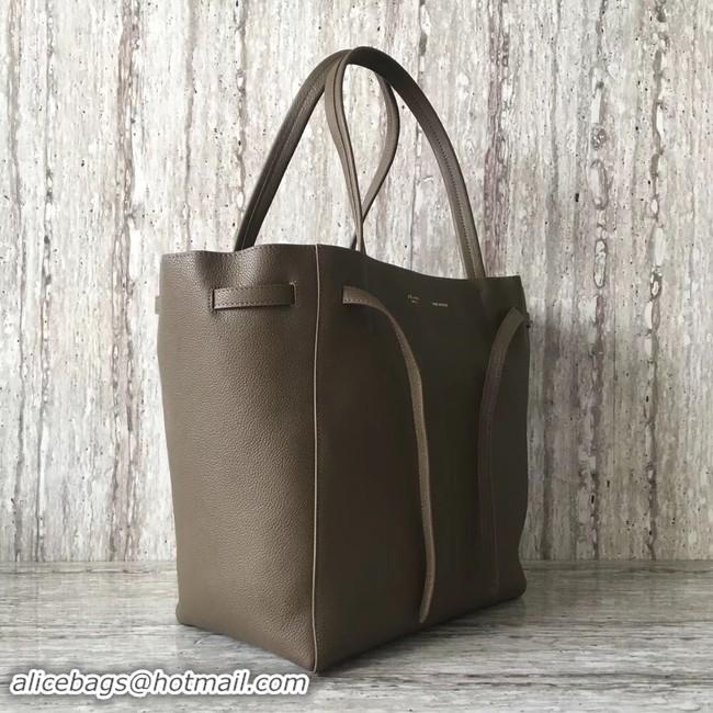 Discount CELINE SMALL CABAS PHANTOM IN SOFT GRAINED CALFSKIN 17602 grey