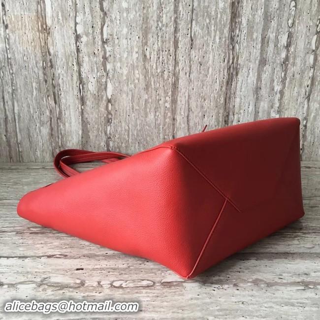 Perfect CELINE SMALL CABAS PHANTOM IN SOFT GRAINED CALFSKIN 17602 red