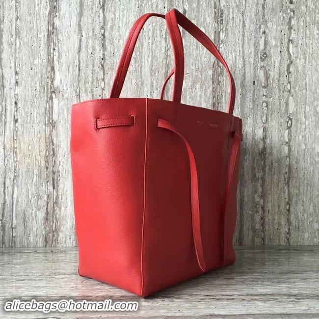 Perfect CELINE SMALL CABAS PHANTOM IN SOFT GRAINED CALFSKIN 17602 red