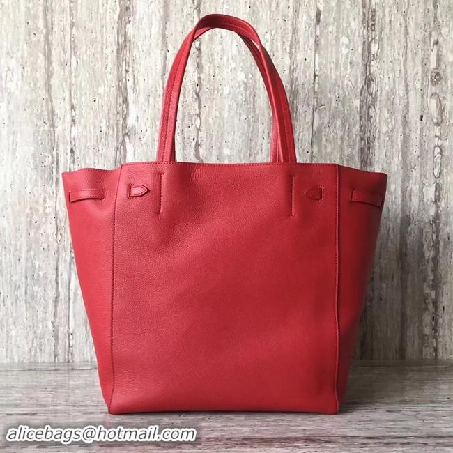 Perfect CELINE SMALL CABAS PHANTOM IN SOFT GRAINED CALFSKIN 17602 red