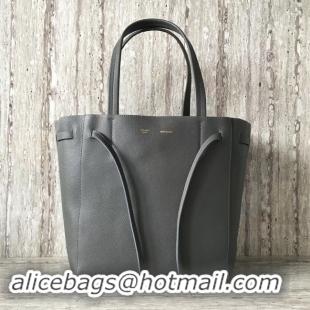 Luxury CELINE SMALL CABAS PHANTOM IN SOFT GRAINED CALFSKIN 17602 dark grey