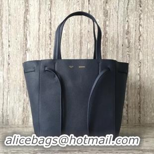 Luxury CELINE SMALL CABAS PHANTOM IN SOFT GRAINED CALFSKIN 17602 dark blue