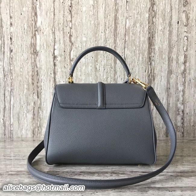 Fashion CELINE SMALL 16 BAG IN SATINATED CALFSKIN 188003 GREY