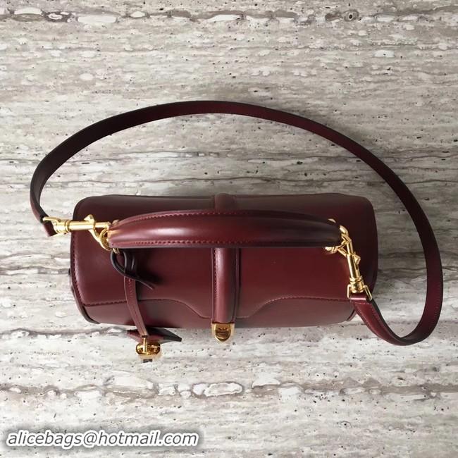 Hot Style CELINE SMALL 16 BAG IN SATINATED CALFSKIN 188003 Burgundy