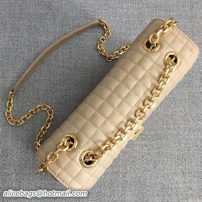 Unique Grade CELINE MEDIUM C BAG IN BICOLOUR QUILTED CALFSKIN CL87253 cream