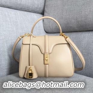 Lower Price CELINE SMALL 16 BAG IN SATINATED CALFSKIN A188003 cream