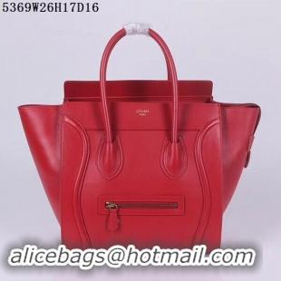 Luxury Celine Luggage Micro Tote Bag CLY5369 Red