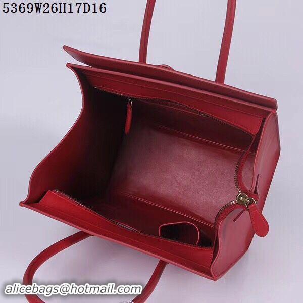 Luxury Celine Luggage Micro Tote Bag CLY5369 Red