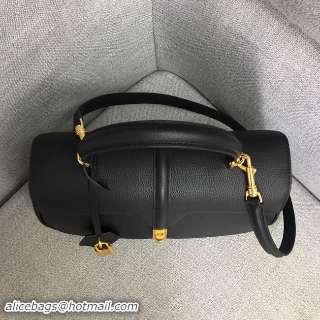 Newest Fashion CELINE MEDIUM 16 BAG IN SATINATED CALFSKIN 187373 BLACK