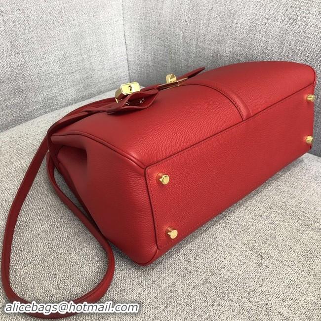 Top Quality CELINE MEDIUM 16 BAG IN SATINATED CALFSKIN 187373 red